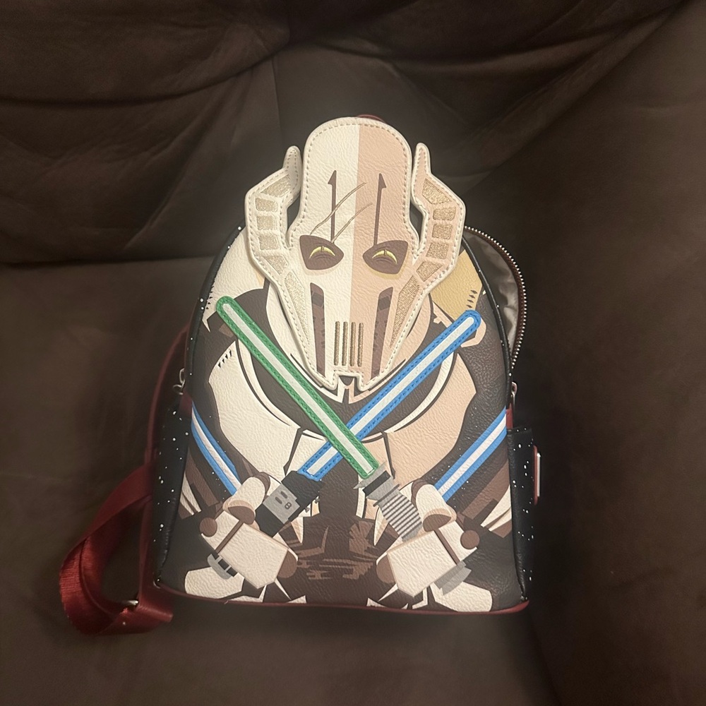 Loungefly Star Wars general grievous back pack, smoke free home; like brand new